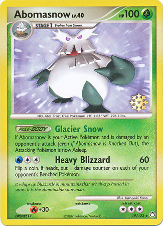 Abomasnow (19/123) [Countdown Calendar Promos] | Good Games Adelaide SA