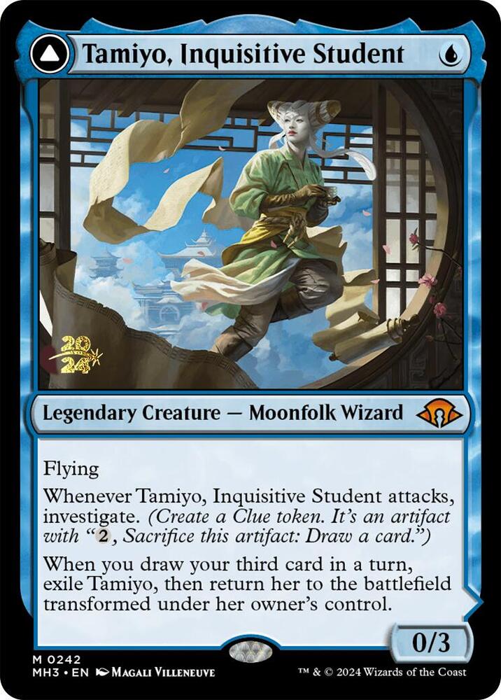 Tamiyo Inquisitive Student 242 (Prerelease Cards)  - Foil | Good Games Adelaide SA