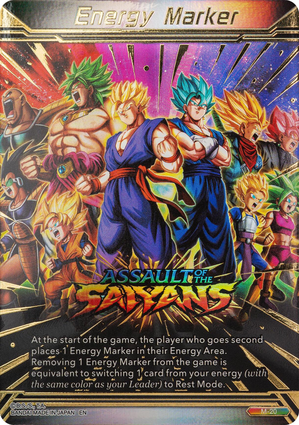 Energy Marker - Assault of the Saiyans (M-20) [Prismatic Clash] | Good Games Adelaide SA