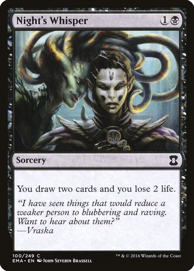Night's Whisper 100 (Eternal Masters)  - Foil | Good Games Adelaide SA