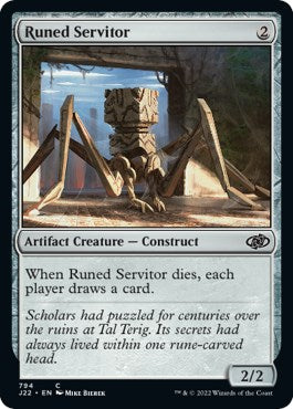 Runed Servitor [Jumpstart 2022] | Good Games Adelaide SA