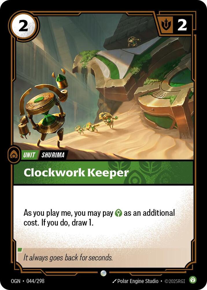 Clockwork Keeper [Origins] (044/298) | Good Games Adelaide SA