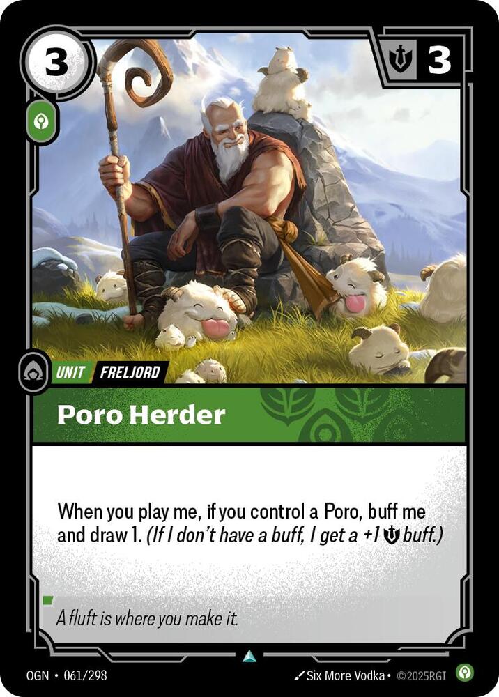 Poro Heder [Origins] (061/298) | Good Games Adelaide SA