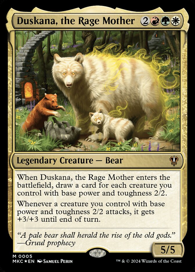 Duskana, the Rage Mother 5 (Commander: Murders at Karlov Manor)  - Foil | Good Games Adelaide SA