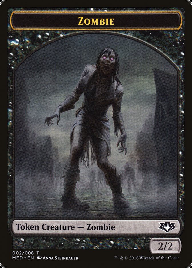 Zombie Token [Mythic Edition Tokens] | Good Games Adelaide SA