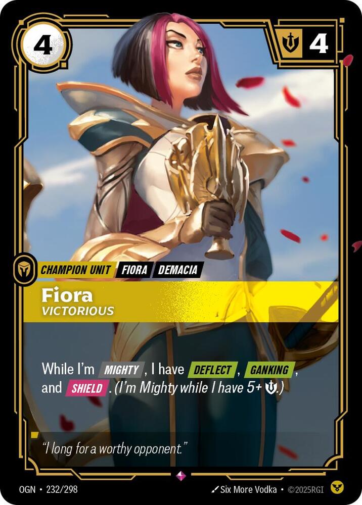 Fiora, Victorious [Origins] (232/298) | Good Games Adelaide SA