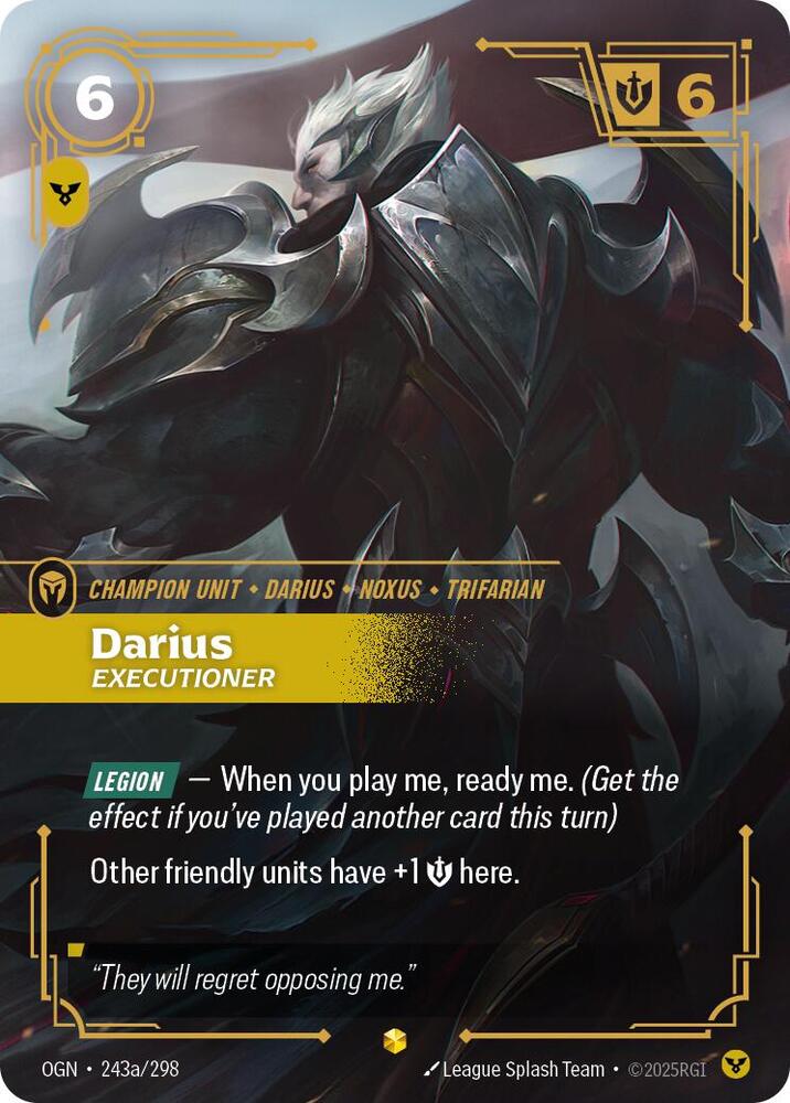 Darius, Executioner (Alt Art) [Origins] (243a/298) | Good Games Adelaide SA