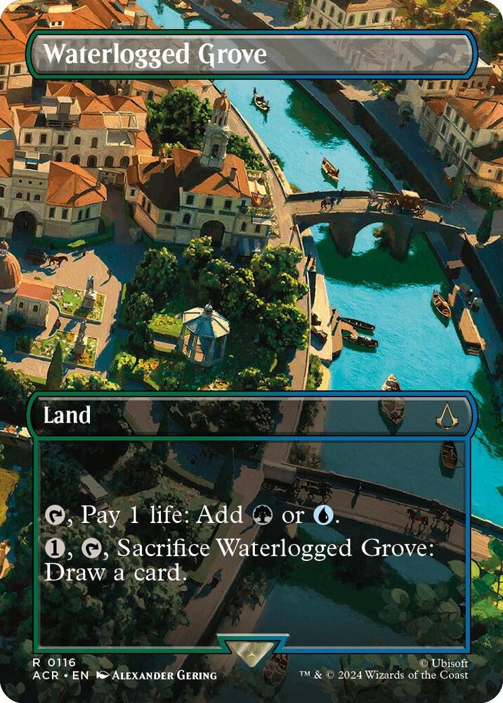 Waterlogged Grove 116 (Universes Beyond: Assassin's Creed)  - Foil | Good Games Adelaide SA