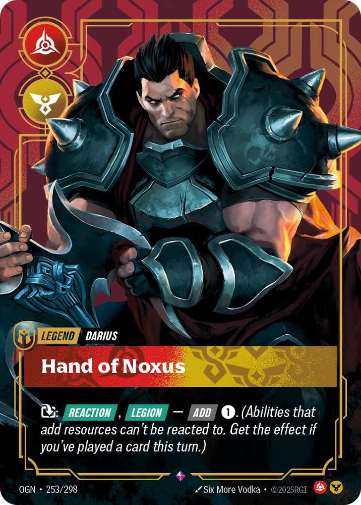 Darius, Hand of Noxus [Origins] (253/298) | Good Games Adelaide SA