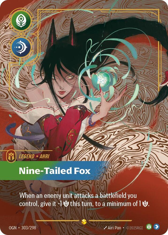 Ahri, Nine-Tailed Fox (Overnumbered) [Origins] (303/298) | Good Games Adelaide SA