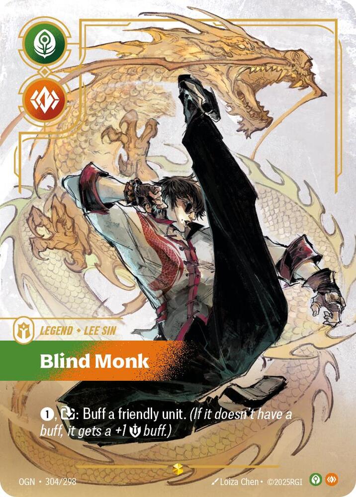 Lee Sin, Blind Monk (Overnumbered) [Origins] (304/298) | Good Games Adelaide SA