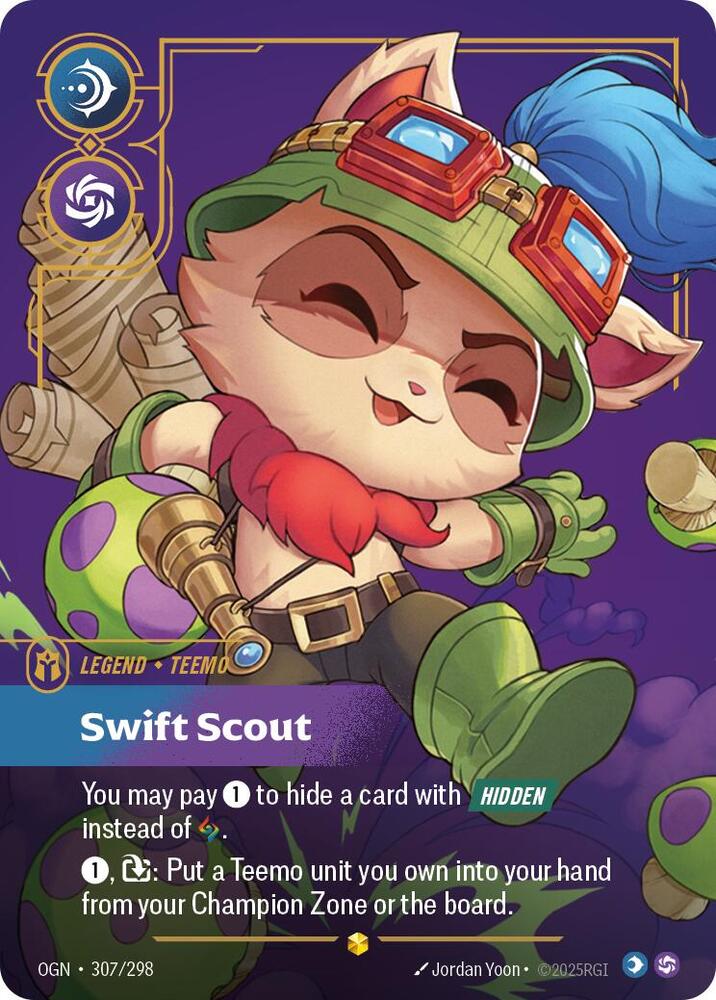 Teemo, Swift Scout (Overnumbered) [Origins] (307/298) | Good Games Adelaide SA