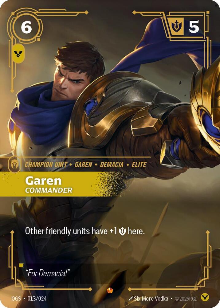 Garen, Commander [Origins] (013/024) | Good Games Adelaide SA