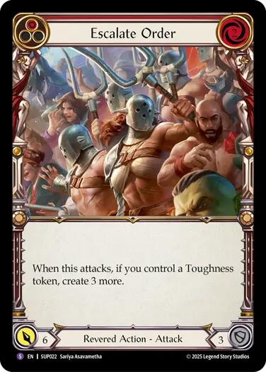 Escalate Order [SUP022] (Super Slam)  Rainbow Foil | Good Games Adelaide SA