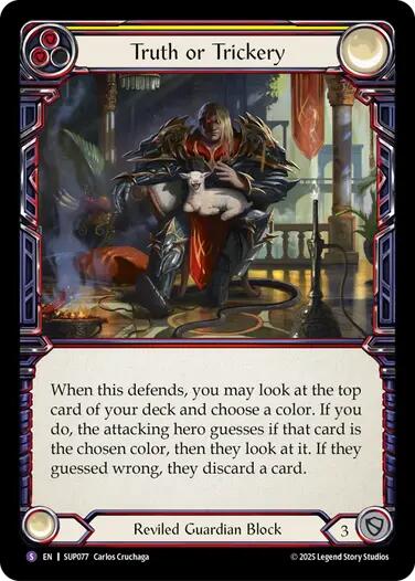 Truth or Trickery [SUP077] (Super Slam)  Rainbow Foil | Good Games Adelaide SA