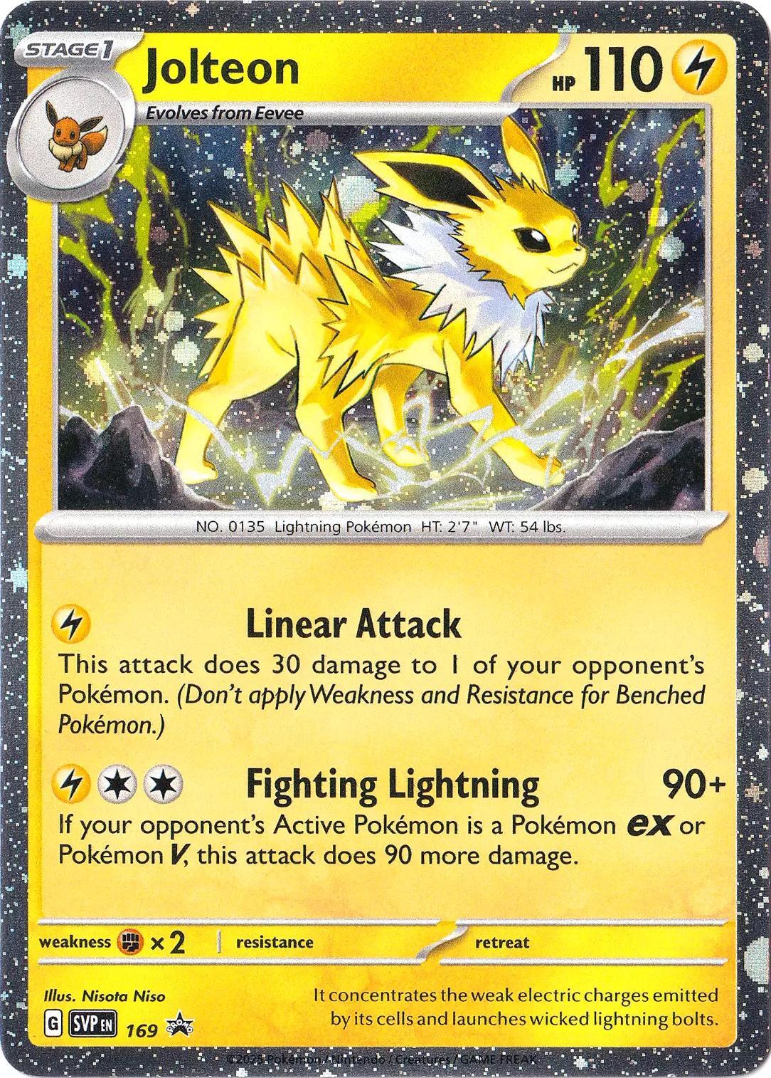 Jolteon (169) (Cosmos Holo) [Scarlet & Violet: Black Star Promos] | Good Games Adelaide SA