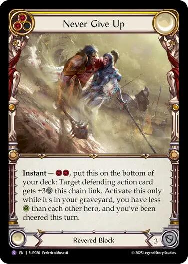 Never Give Up [SUP026] (Super Slam) | Good Games Adelaide SA