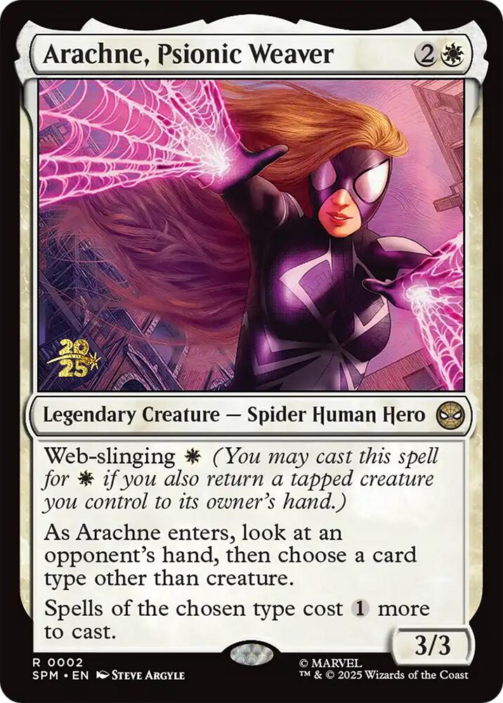 Arachne, Psionic Weaver [Marvel's Spider-Man Prerelease Promos] | Good Games Adelaide SA