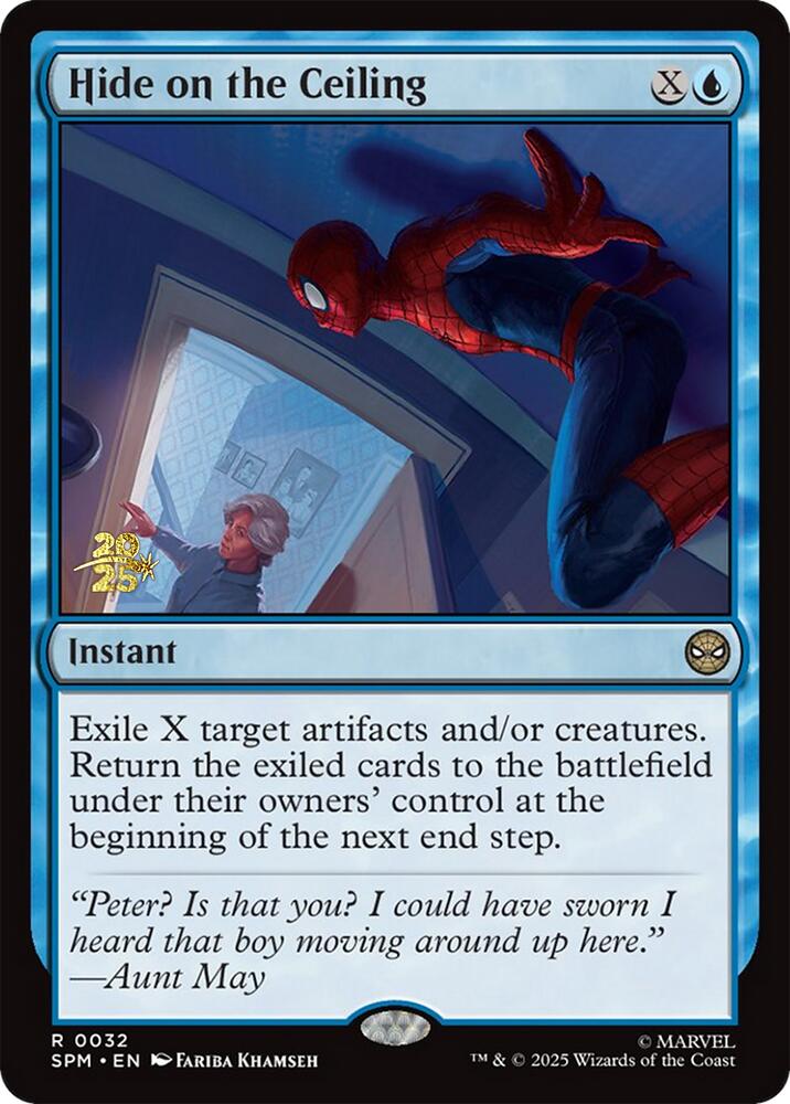 Hide on the Ceiling [Marvel's Spider-Man Prerelease Promos] | Good Games Adelaide SA