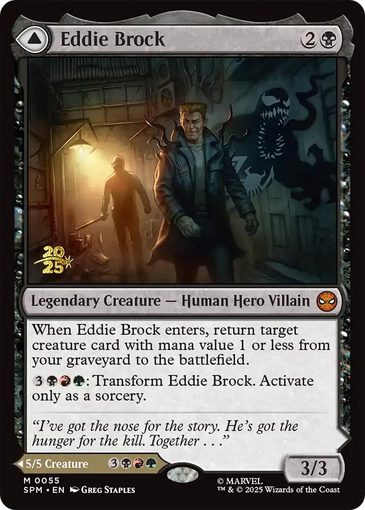 Eddie Brock // Venom, Lethal Protector [Marvel's Spider-Man Prerelease Promos] | Good Games Adelaide SA