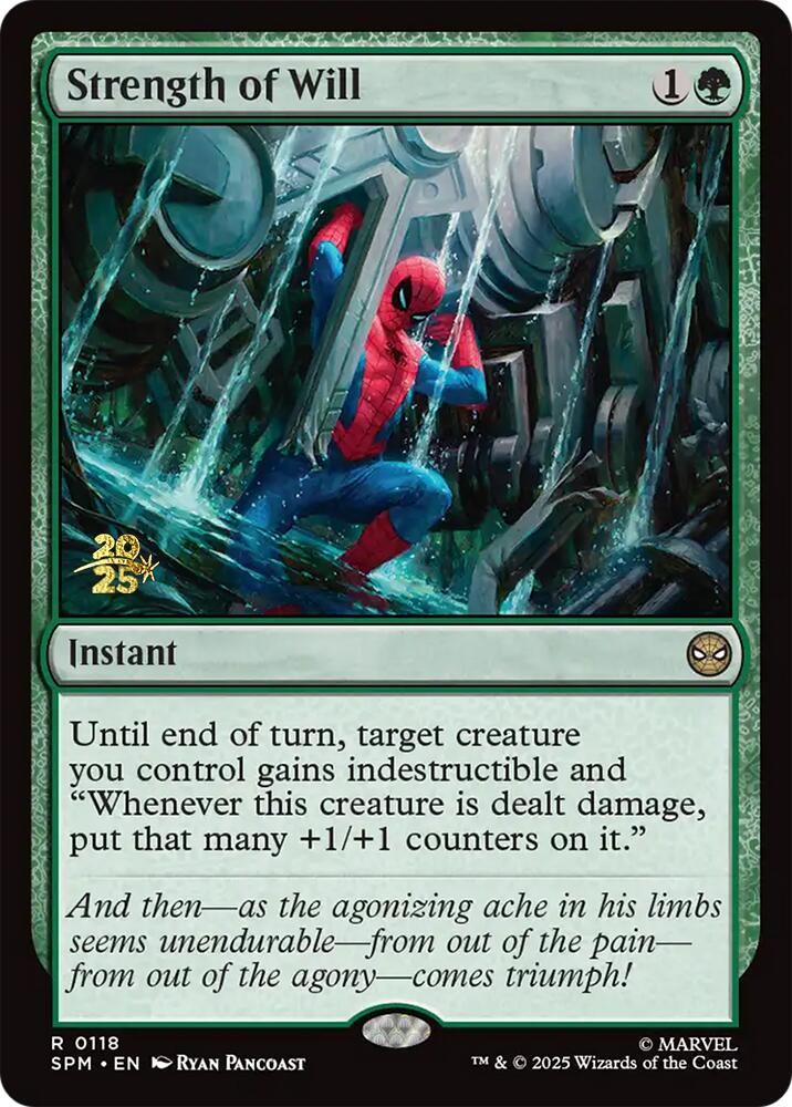 Strength of Will [Marvel's Spider-Man Prerelease Promos] | Good Games Adelaide SA