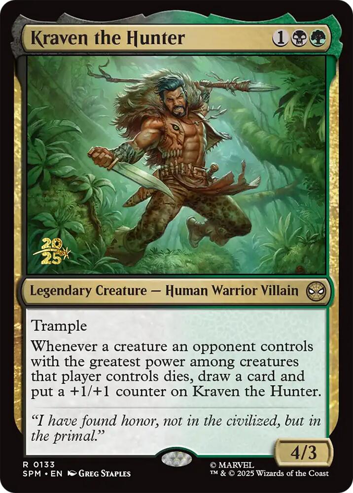 Kraven the Hunter [Marvel's Spider-Man Prerelease Promos] | Good Games Adelaide SA