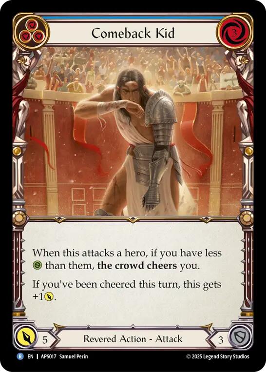 Comeback Kid (Blue) [APS017] (Armory Deck: Pleiades) | Good Games Adelaide SA