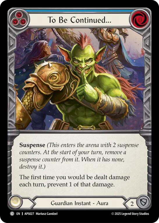 To Be Continued... [APS027] (Armory Deck: Pleiades) | Good Games Adelaide SA