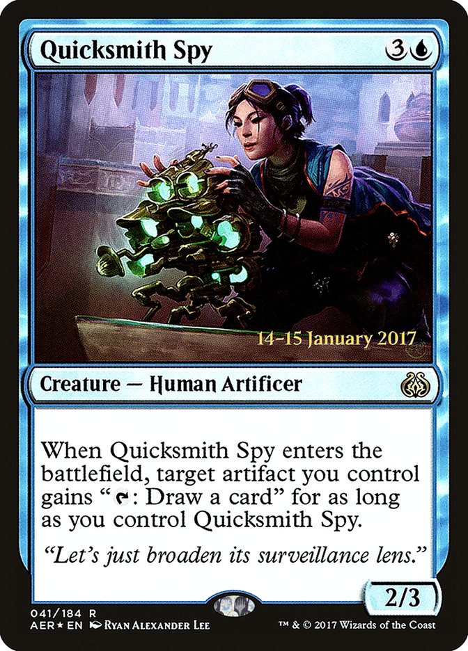 Quicksmith Spy [Aether Revolt Promos] | Good Games Adelaide SA