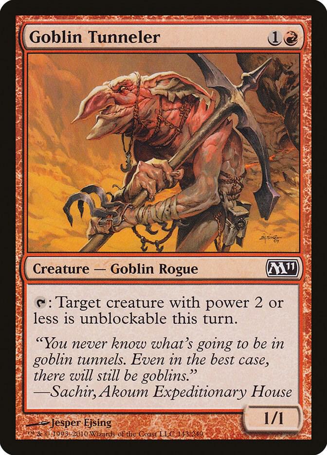 Goblin Tunneler 143 (Magic 2011 (M11))  - Foil | Good Games Adelaide SA