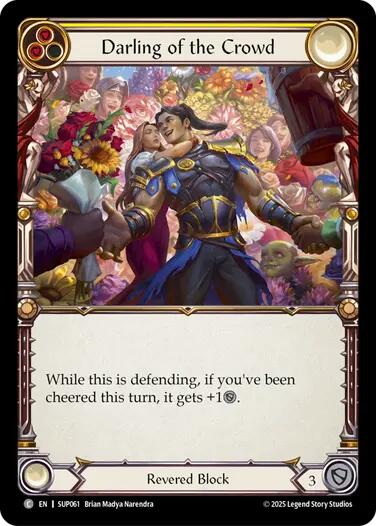 Darling of the Crowd [SUP061] (Super Slam)  Rainbow Foil | Good Games Adelaide SA