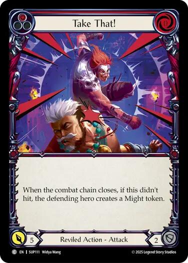 Take That! (Red) [SUP111] (Super Slam)  Rainbow Foil | Good Games Adelaide SA