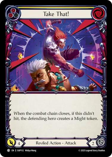 Take That! (Yellow) [SUP112] (Super Slam)  Rainbow Foil | Good Games Adelaide SA