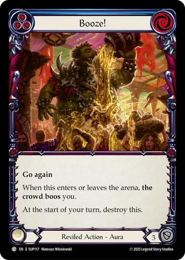Booze! [SUP117] (Super Slam)  Rainbow Foil | Good Games Adelaide SA