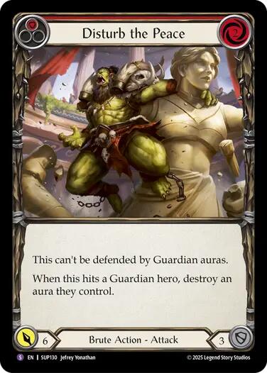 Disturb the Peace [SUP130] (Super Slam)  Rainbow Foil | Good Games Adelaide SA