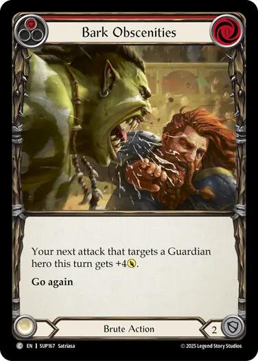 Bark Obscenities [SUP167] (Super Slam)  Rainbow Foil | Good Games Adelaide SA