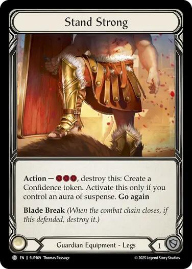 Stand Strong (Cold Foil) [SUP169] (Super Slam)  Cold Foil | Good Games Adelaide SA