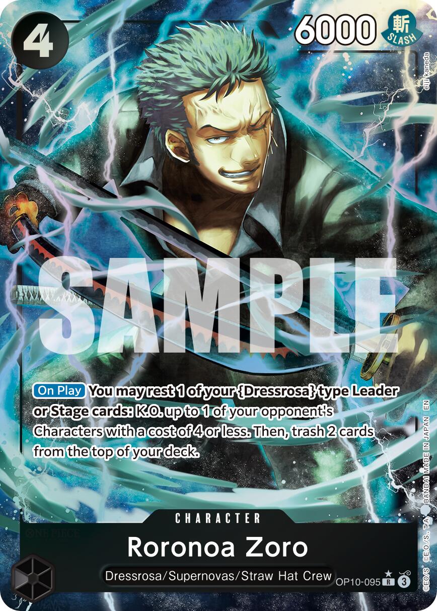 Roronoa Zoro (OP10-095) (Alternate Art) [Premium Booster -The Best- Vol. 2] | Good Games Adelaide SA