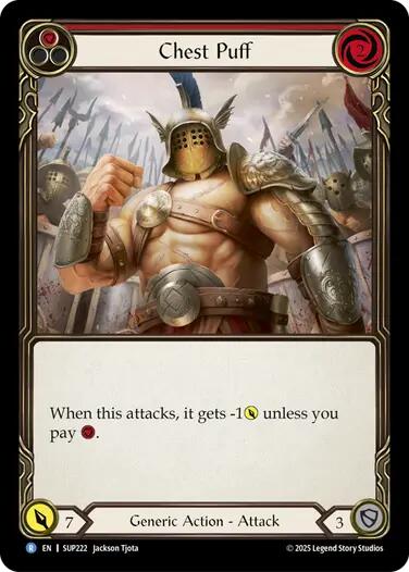 Chest Puff [SUP222] (Super Slam)  Rainbow Foil | Good Games Adelaide SA