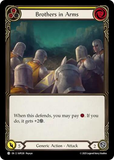Brothers in Arms (Yellow) [SUP228] (Super Slam) | Good Games Adelaide SA