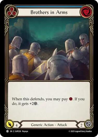 Brothers in Arms (Blue) [SUP229] (Super Slam) | Good Games Adelaide SA