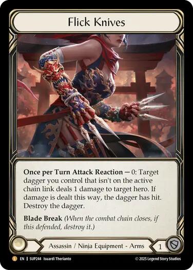 Flick Knives [SUP244] (Super Slam)  Rainbow Foil | Good Games Adelaide SA
