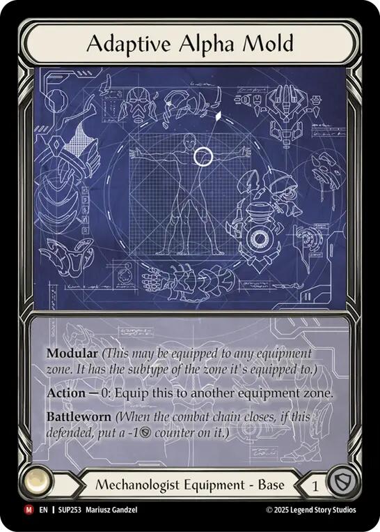 Adaptive Alpha Mold (Extended Art Cold Foil) [SUP253] (Super Slam)  Cold Foil | Good Games Adelaide SA