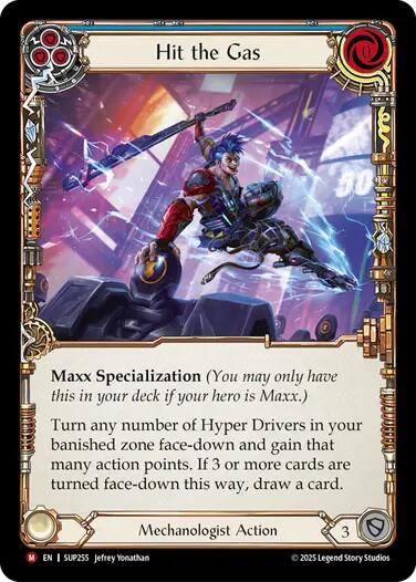 Hit the Gas [SUP255] (Super Slam)  Rainbow Foil | Good Games Adelaide SA