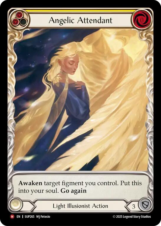 Angelic Attendant (Extended Art Cold Foil) [SUP265] (Super Slam)  Cold Foil | Good Games Adelaide SA