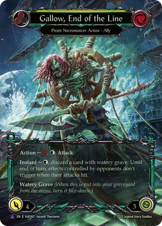 Gallow, End of the Line (Marvel Cold Foil) [SUP267] (Super Slam)  Cold Foil | Good Games Adelaide SA