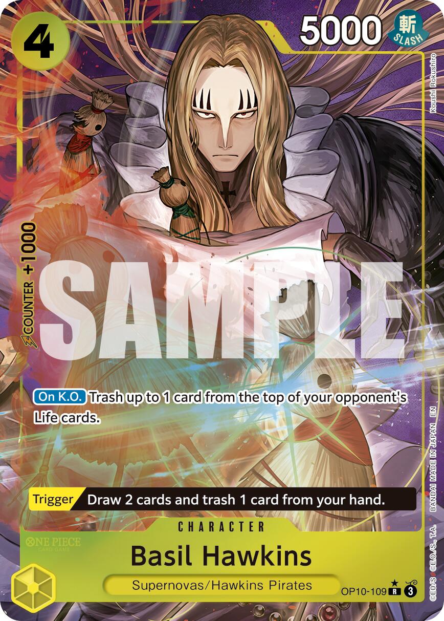 Basil Hawkins (Alternate Art) [Premium Booster -The Best- Vol. 2] | Good Games Adelaide SA