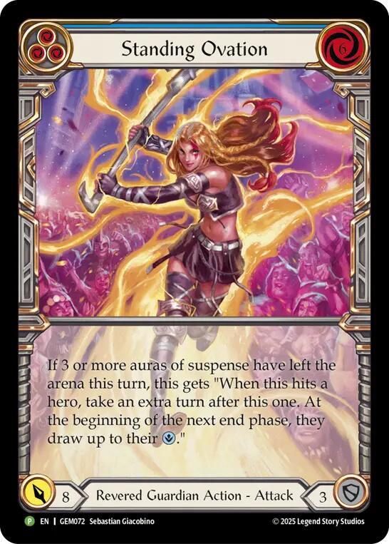 Standing Ovation [GEM072] (GEM Pack 3)  Cold Foil | Good Games Adelaide SA