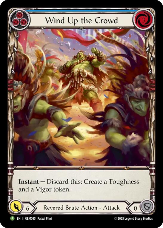 Wind Up the Crowd [GEM085] (GEM Pack 3)  Rainbow Foil | Good Games Adelaide SA