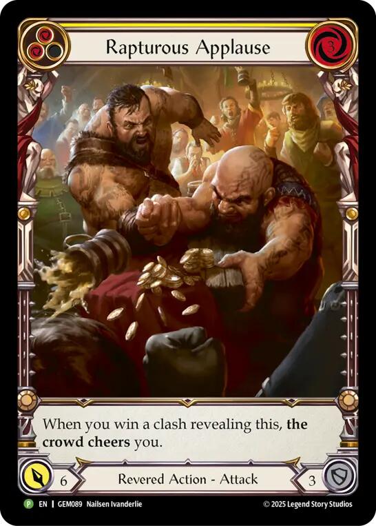 Rapturous Applause [GEM089] (GEM Pack 3)  Rainbow Foil | Good Games Adelaide SA